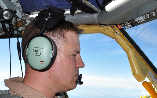 Tanker's first flight over top of the world marks new era in efficiency