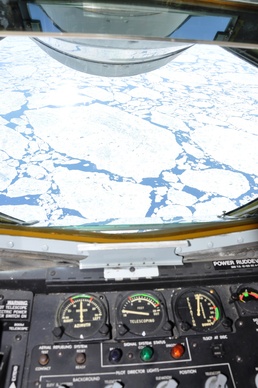 Tanker's first flight over top of the world marks new era in efficiency