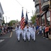 USS Oak Hill sailors march in parade