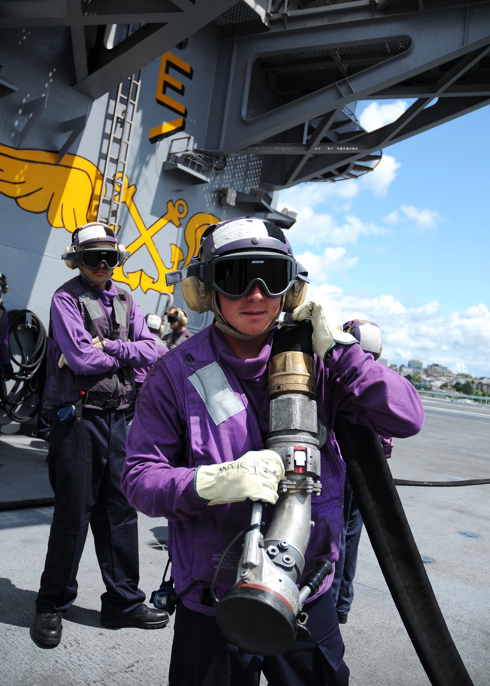 Flight operations aboard USS Abraham Lincoln