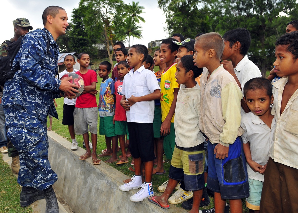 Son of Newport News woman participates in humanitarian mission in South Pacific