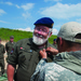 US soldier pins marksmanship badge on Austrian colonel