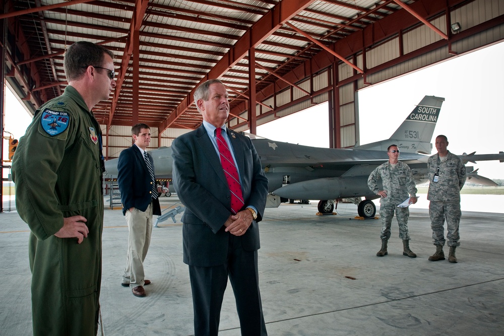 169th Fighter Wing welcomes Rep. Joe Wilson