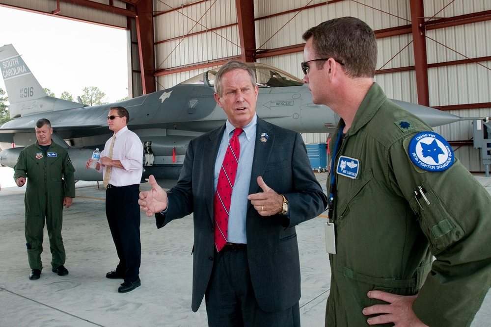 169th Fighter Wing welcomes Rep. Joe Wilson
