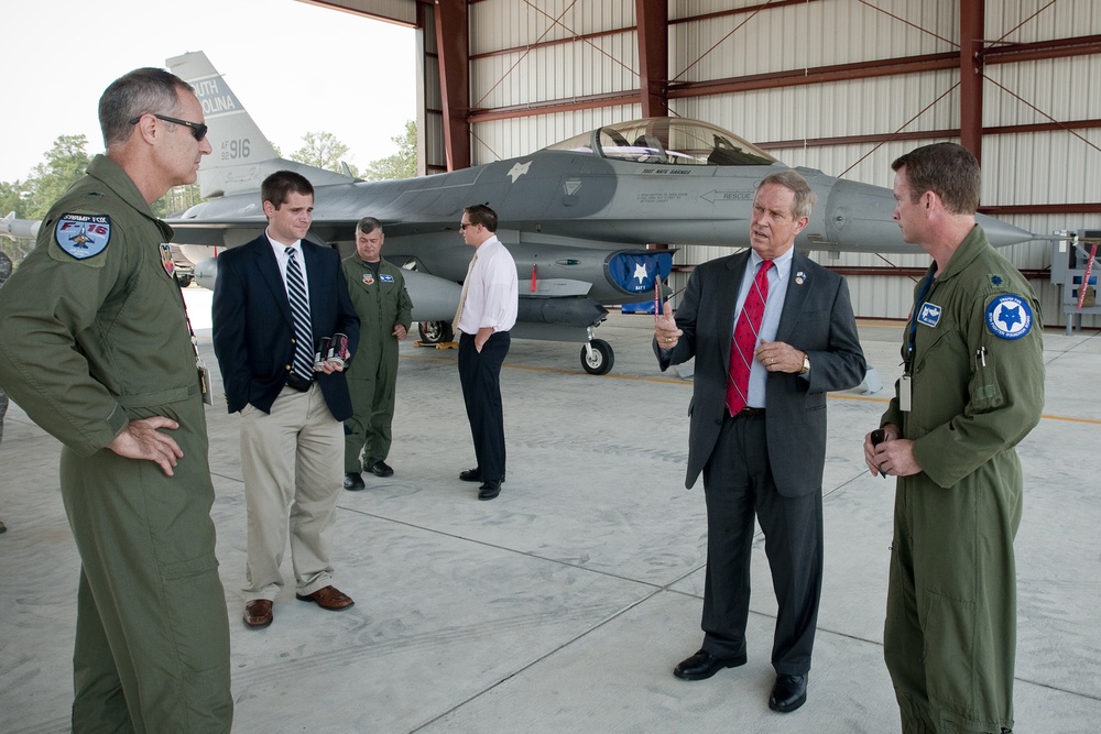169th Fighter Wing welcomes Rep. Joe Wilson