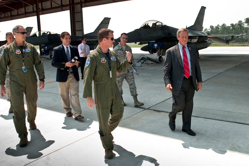 169th Fighter Wing welcomes Rep. Joe Wilson