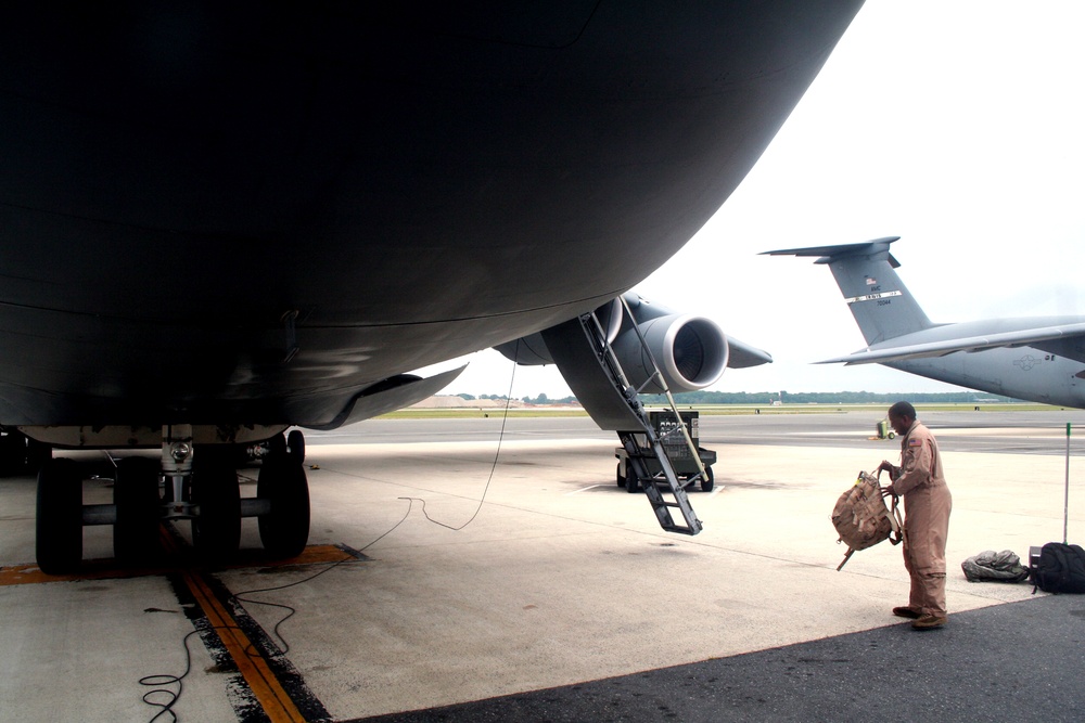 Pennsylvania native, C-5M loadmaster, helps make Air Force history as part of Arctic airlift mission