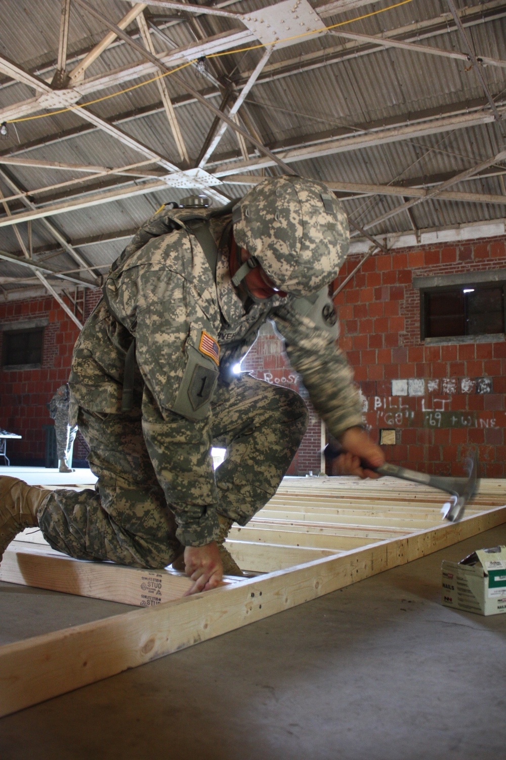 Building for tomorrow: Guard engineers help build new Camp Ravenna barracks