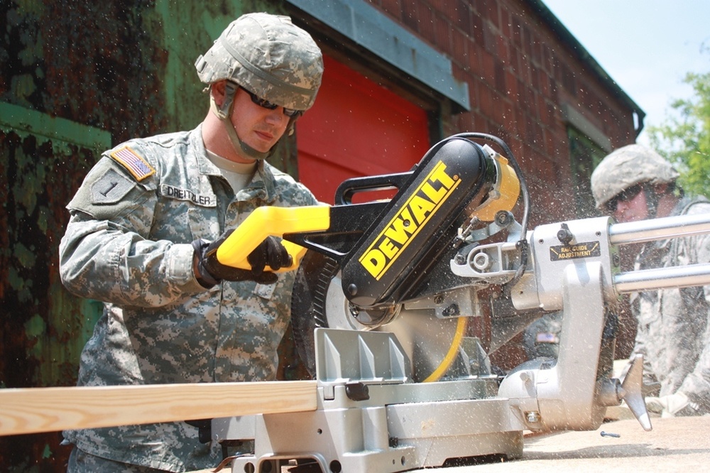 Building for tomorrow: Guard engineers help build new Camp Ravenna barracks