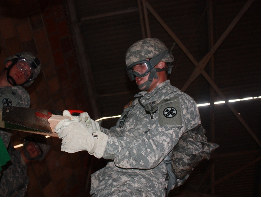 Building for tomorrow: Guard engineers help build new Camp Ravenna barracks