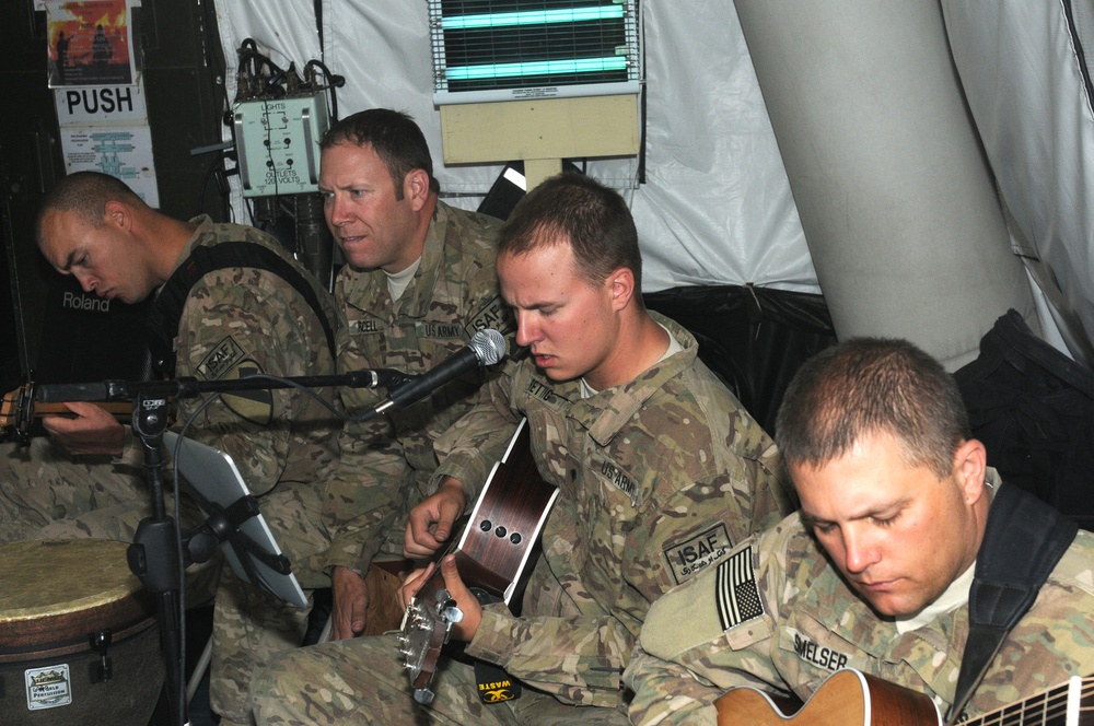 ‘Mother Of All Bands’ performs for TF Patriot