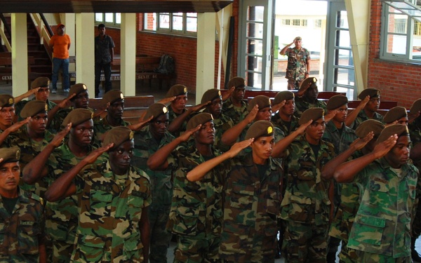 Suriname soldiers graduate from security forces training