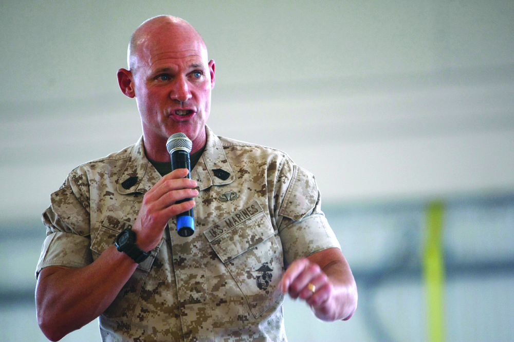 Sergeant Major of the Marine Corps visits Parris Island