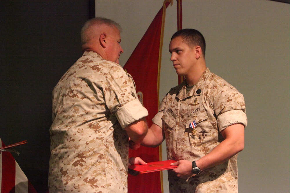 MARSOC sailor awarded for gallantry