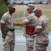 Capt. Hunt transfers command to Capt. Fore