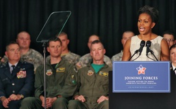 First Lady Visits Vermont National Guard
