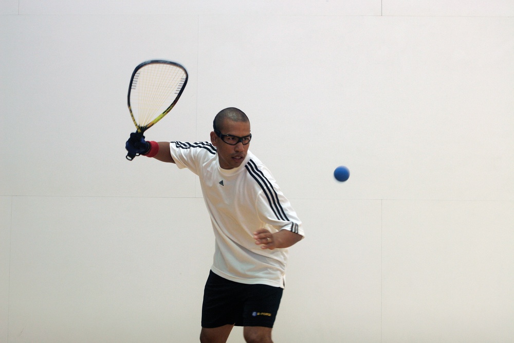 Kinser hosts open racquetball tournament