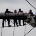 Sailors aboard USS Constitution