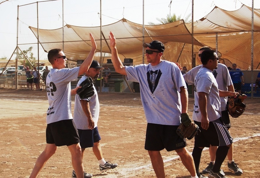 ‘Vanguard’ Battalion softball team wins