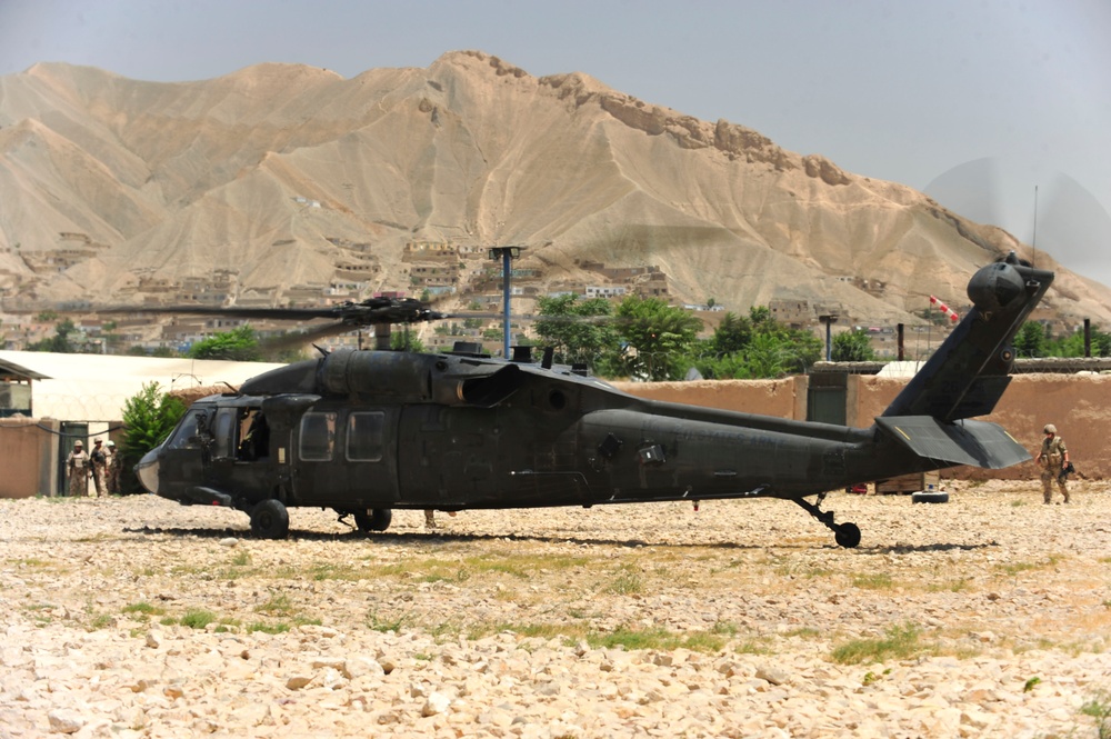 Black Hawk from 1st Air Cavalry Brigade