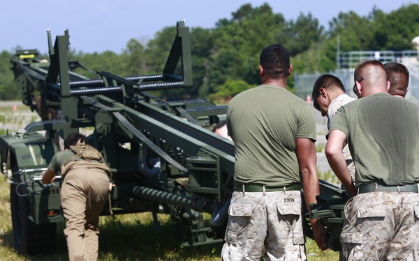 Marines, sailors endure heat, smoke during MAILED FIST field ops