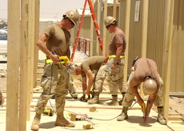 NMCB 1 helps renovate Wounded Warrior Unit barracks