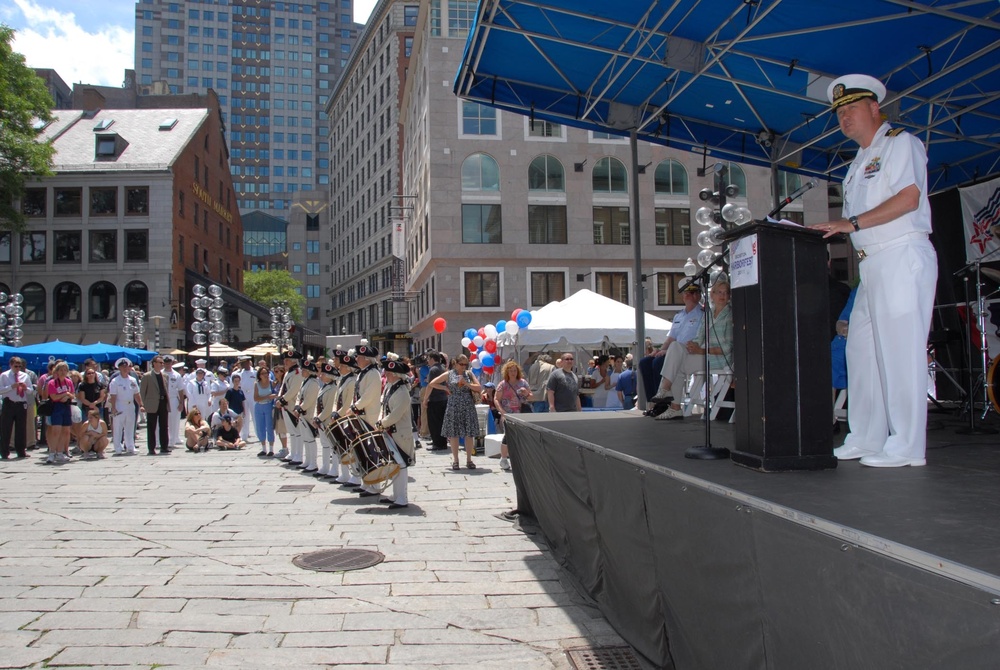 Boston Harborfest 2011 kicks-off with USS Oak Hill