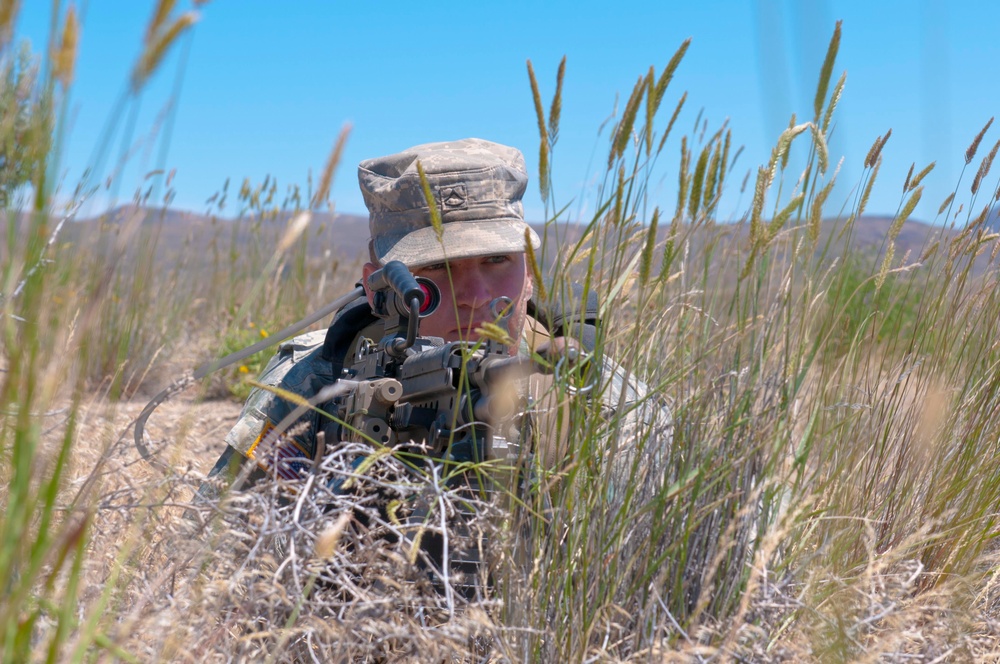 Silent soldiers train on recon