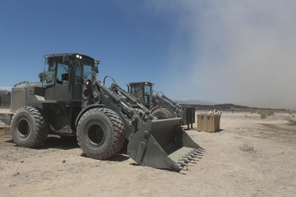 MWSS-374 builds new Osprey helicopter landing pads