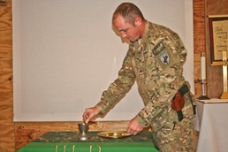 Chaplain gives final sermon from Afghanistan
