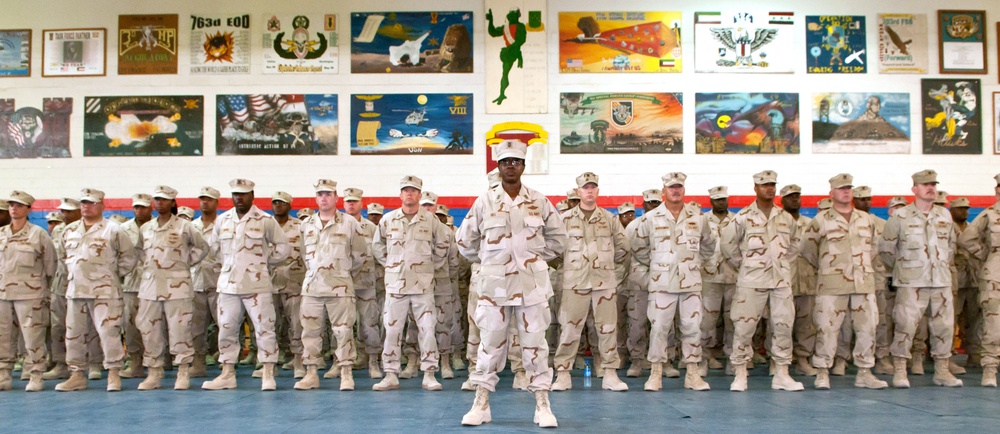 Navy Expeditionary Logistics Support Group Forward holds change-of-command
