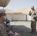 Marine logistics squadron welcomes new commanding officer to Afghanistan