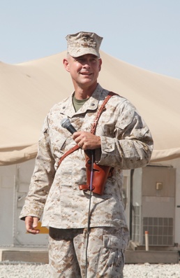 Marine logistics squadron welcomes new commanding officer to Afghanistan