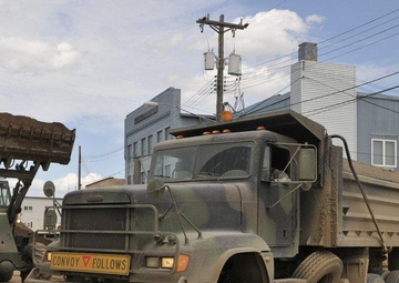 Communities, Guard look forward to recovery while floodwater slowly recedes