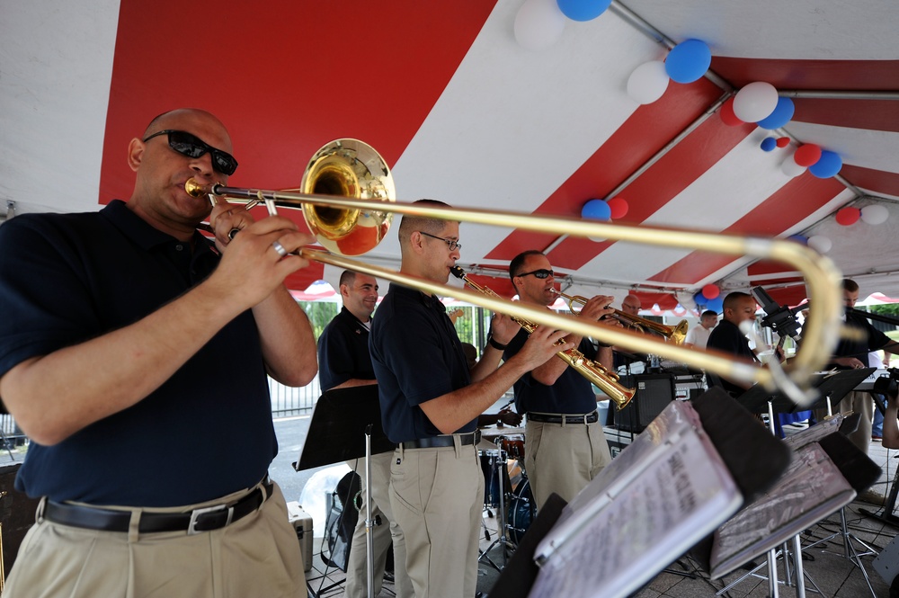 AFCENT band performs in Kyrgyzstan