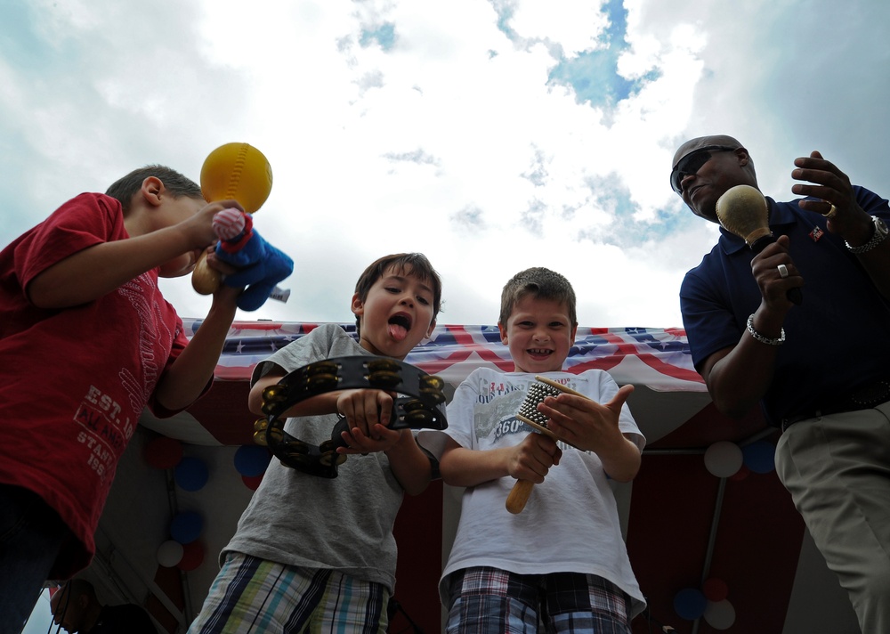 AFCENT band performs in Kyrgyzstan