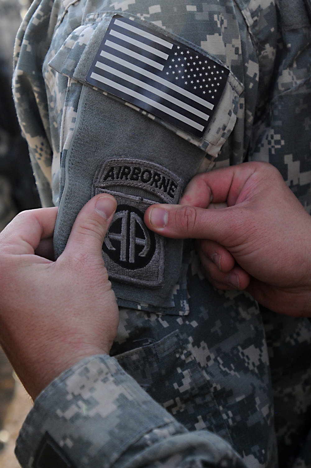 Falcon paratroopers earn coveted 'AA' combat patches