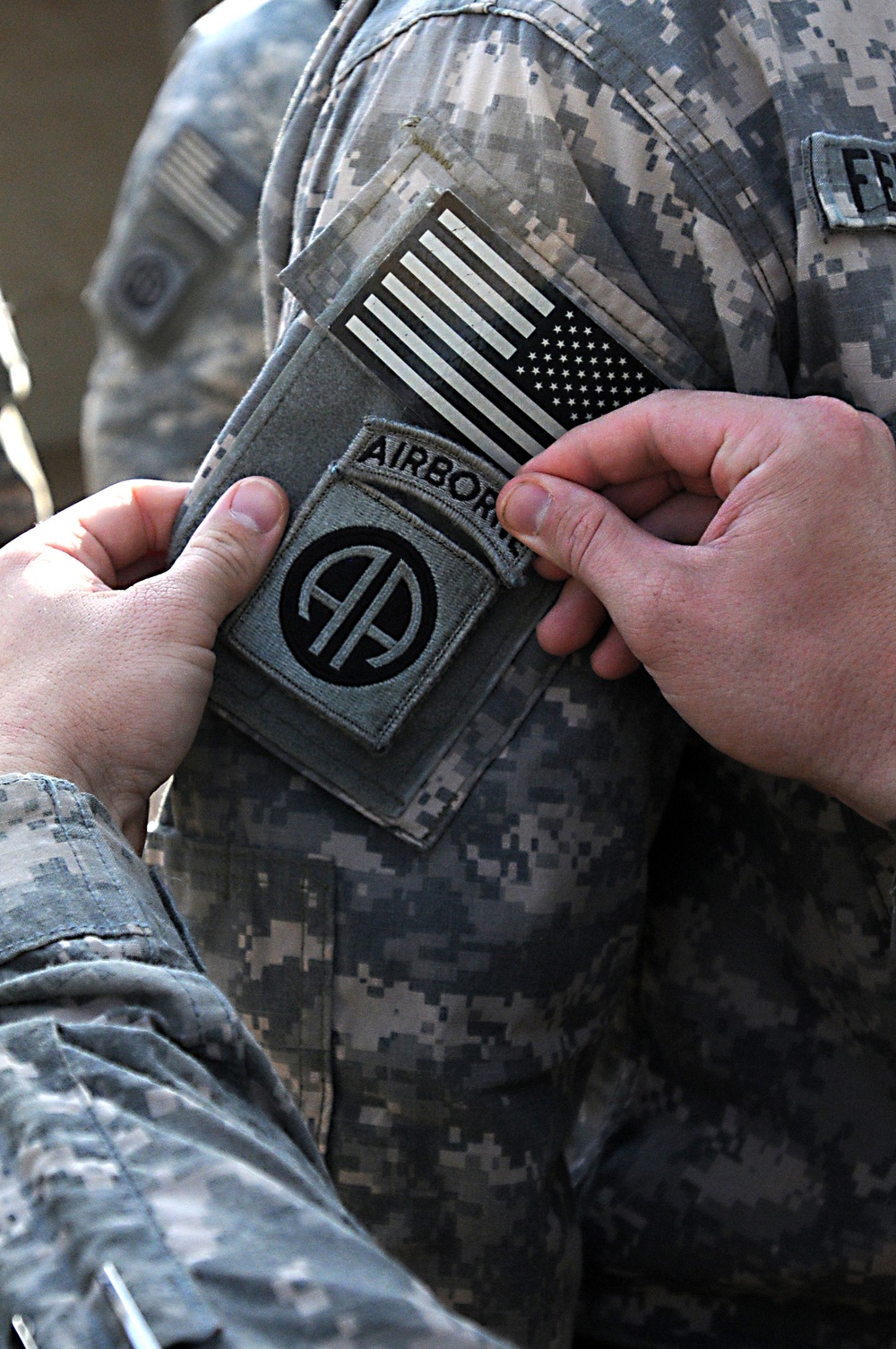 Falcon paratroopers earn coveted 'AA' combat patches