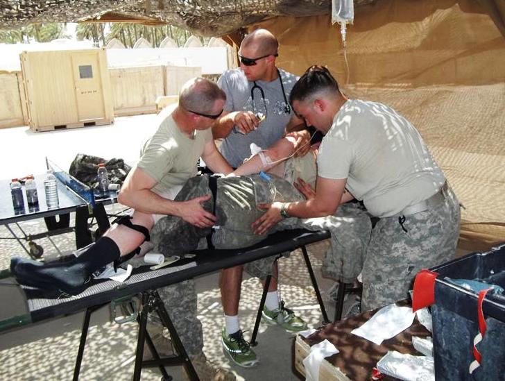 Organized chaos: ‘Cobra’ Company medics train as a trauma team