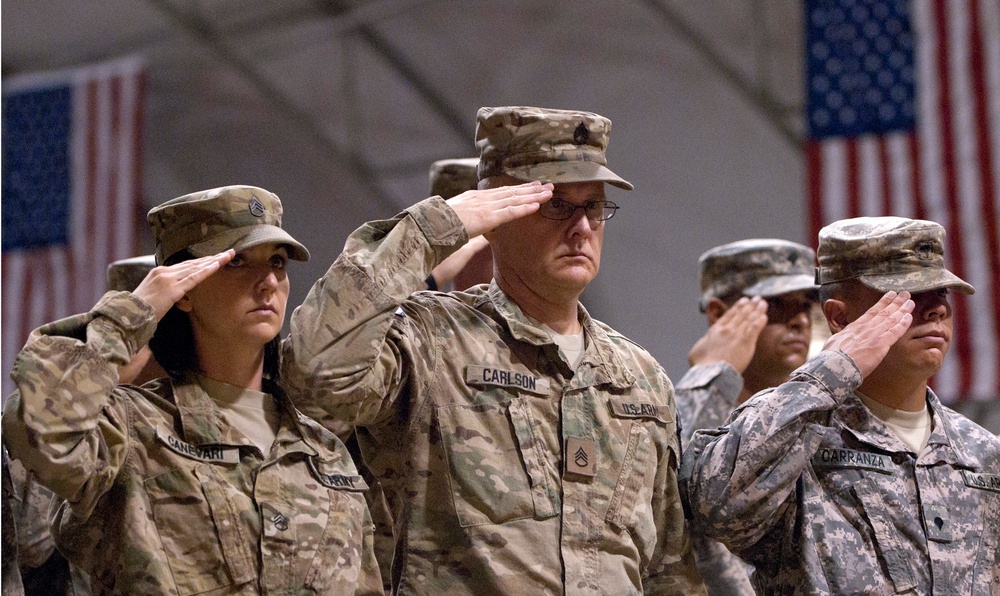 Re-enlistment ceremony