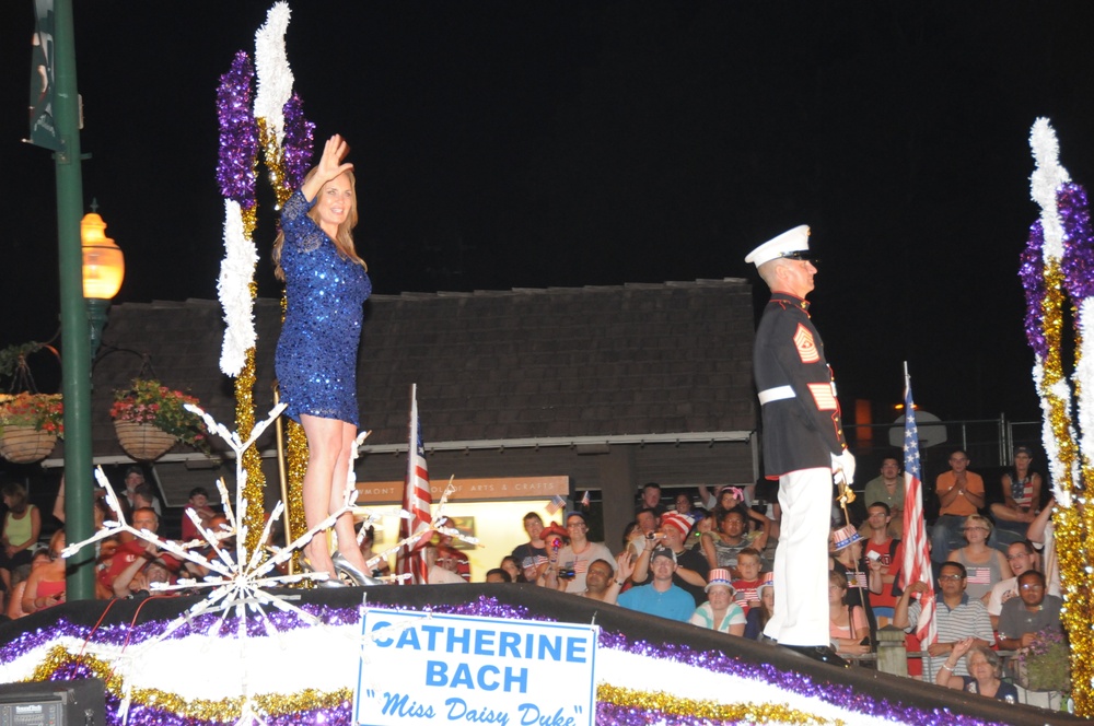 100th band marches in first Fourth of July parade