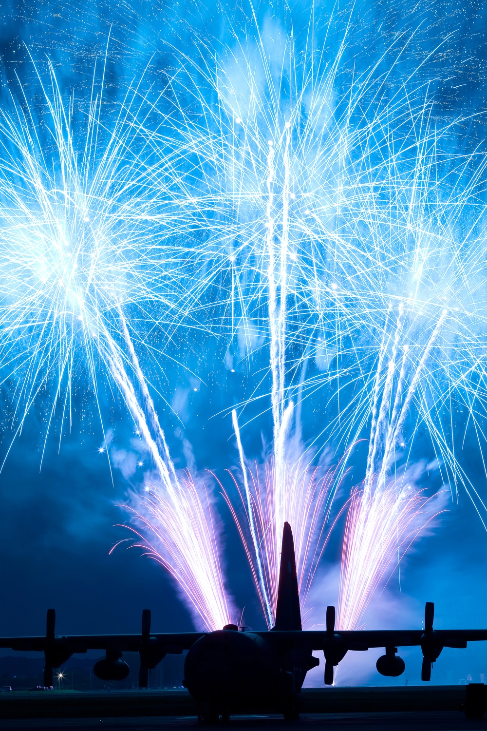 Yokota celebrates with fireworks
