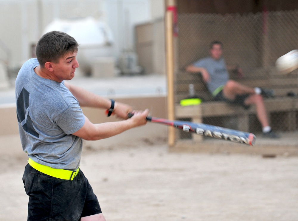 Soldiers compete in softball tournament