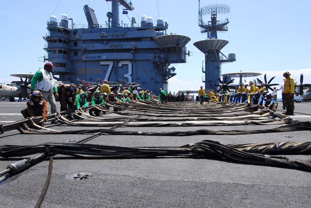 USS George Washington action
