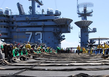 USS George Washington action