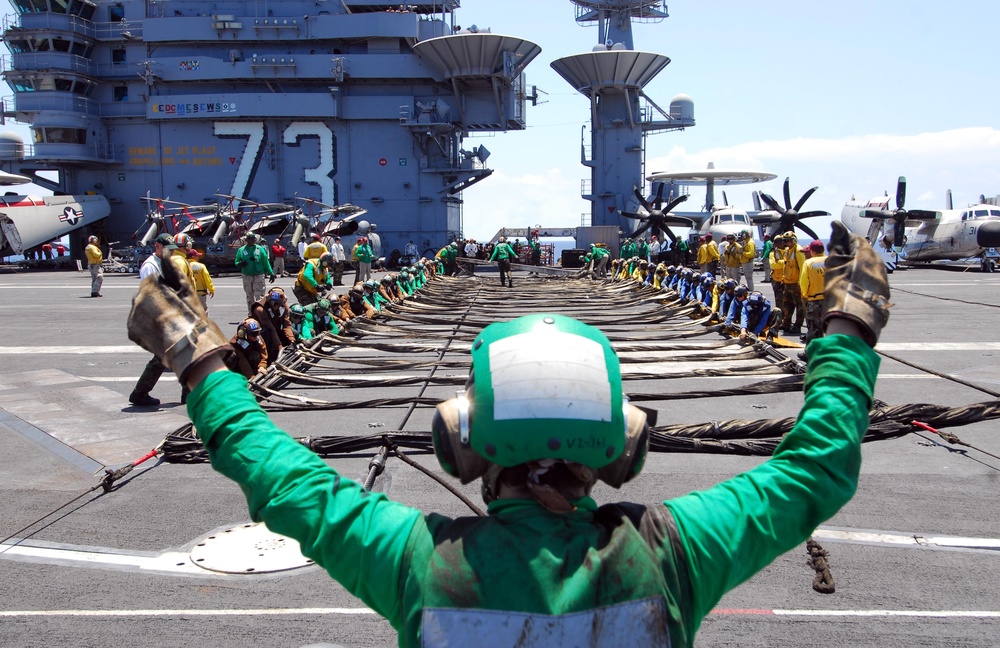 USS George Washington action