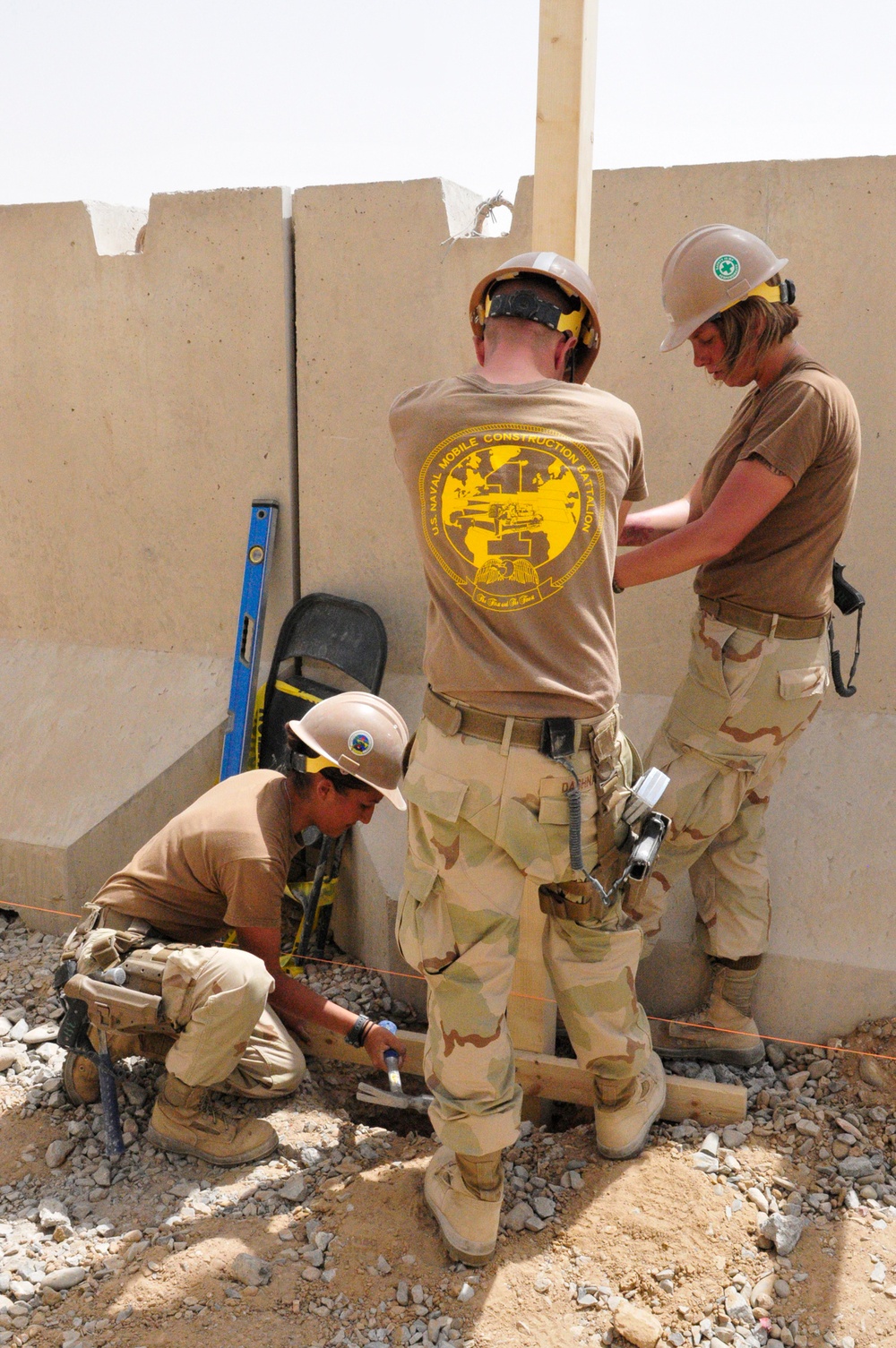 Seabees upgrade Wounded Warrior care center on KAF