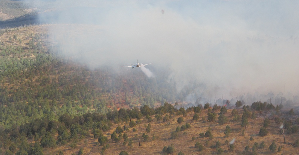Airmen assist in wildfire fight