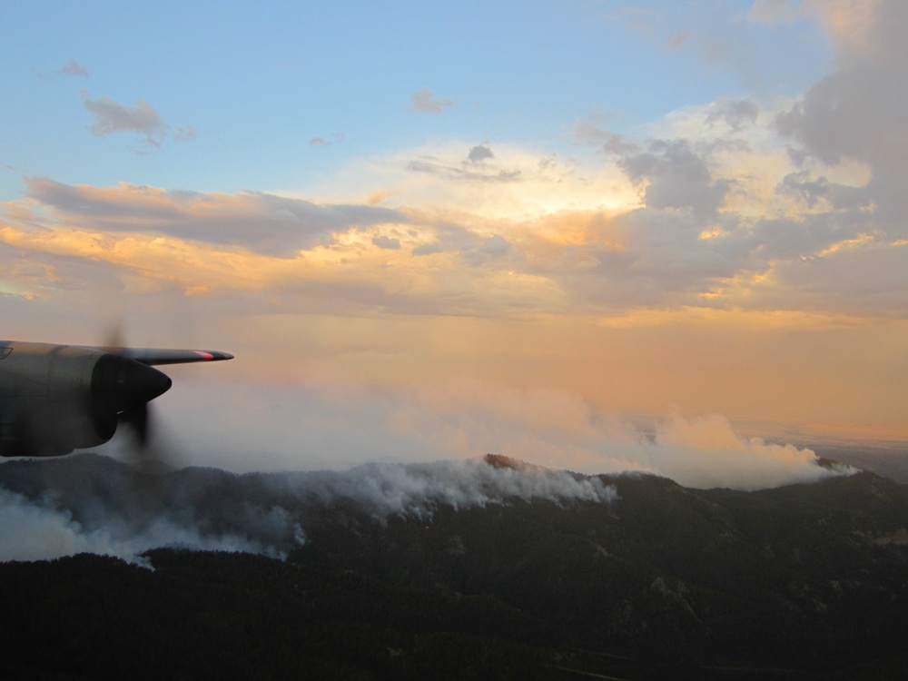 Airmen assist in wildfire fight