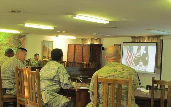 Medical Task Force celebrates the 94th Army Medical Service Corps birthday in Afghanistan